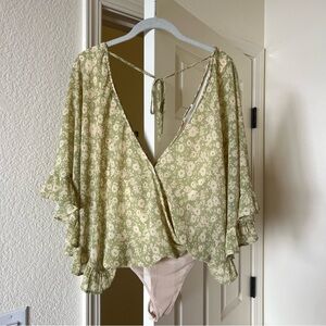 Lush Floral Bodysuit Cottagecore